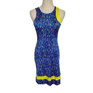 Versus by Gianni Versace Vintage Asymmetrical 90s Pop Art Mini Dress IT38/US2